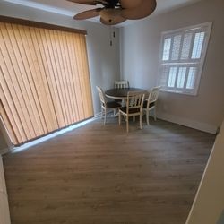 Kitchen/dining  Wood Table And 4 Chairs