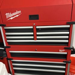 Milwaukee brand new tool box, generator with (2) Mx fuel batteries, tower lights, multiple m12, m18 batteries, shop vac, power tools, hand tools, etc.