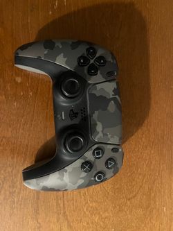 PS5 DualSense Wireless Controller Gray Camo