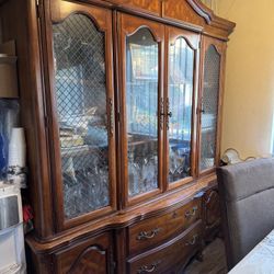 Vintage Glass cabinet 
