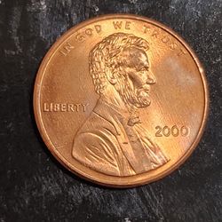 1 Cent 2000 No Mint Mark RD