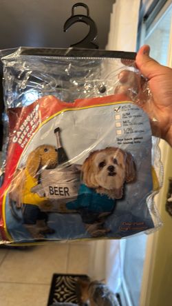 Beer Keg Carrier Dog Costume XS/S