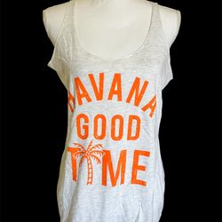Havana Good Time Lightweight Racerback Fashion Tank Top
