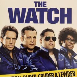 The WATCH (Blu-Ray + DVD + Digital-2012) Ben Stiller + Vince Vaughn + Jonah Hill