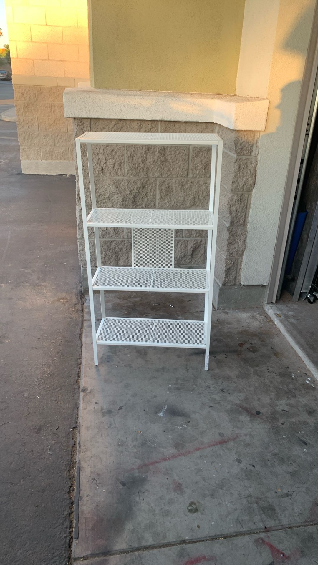 Metal shelf
