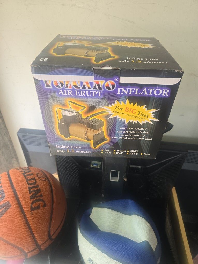 Tire Inflator Perfect Condition Gets The Job Done Fast!