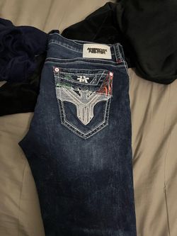 American fighter jeans