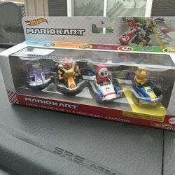 Mariokart Hot Wheel 4 Pack