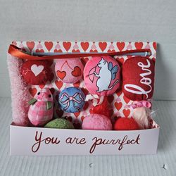 You Are Purrfect Valentine Cat Toys NEW 
