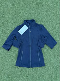 Navy Blue Lulu define jacket