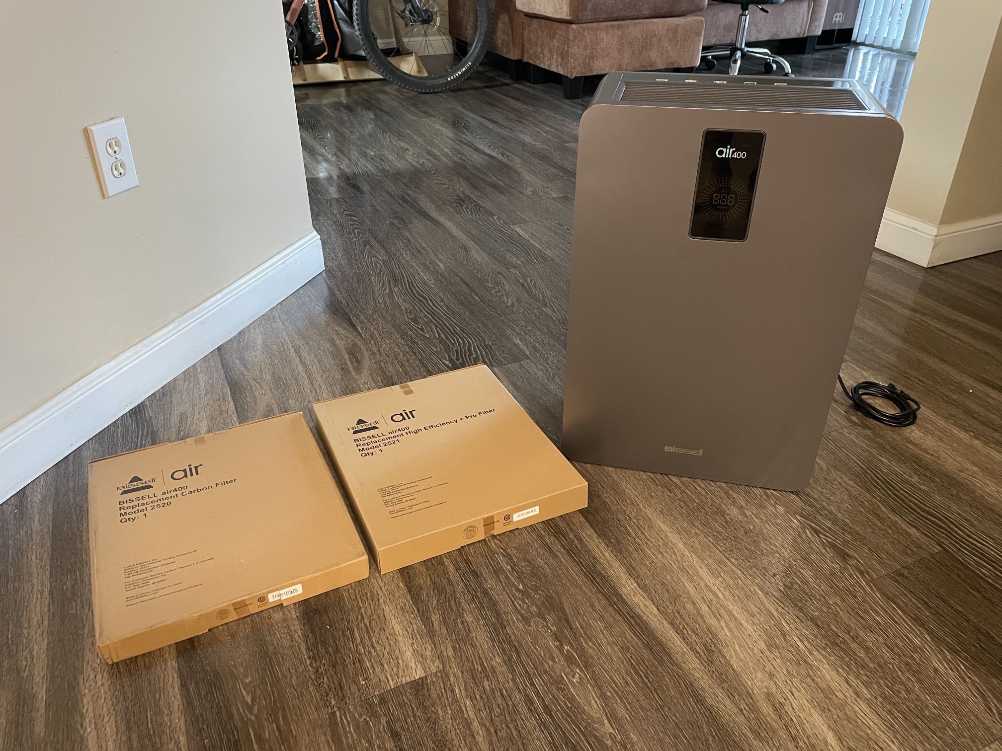 Bissell Air400 Professional Air Purifier With HEPA and Carbon Filters