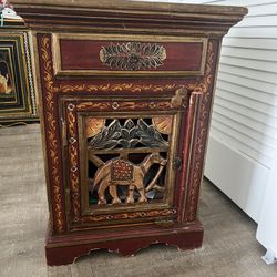 Vintage Middle Eastern Style Desk/Nigh Stand