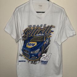 Hendrick Motorsports Chase Elliott NASCAR #24 White Mens T-shirt
