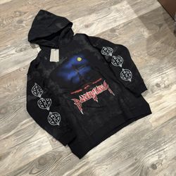 Balenciaga Paris Eiffle Tower Distressed Insane Design Hoodie