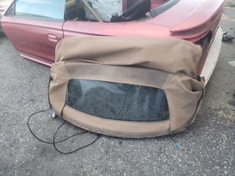 Mustang tan convertible top 94-04