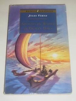 SC book Around The World In Eighty Days by Jules Verne 1994 Puffin Classics