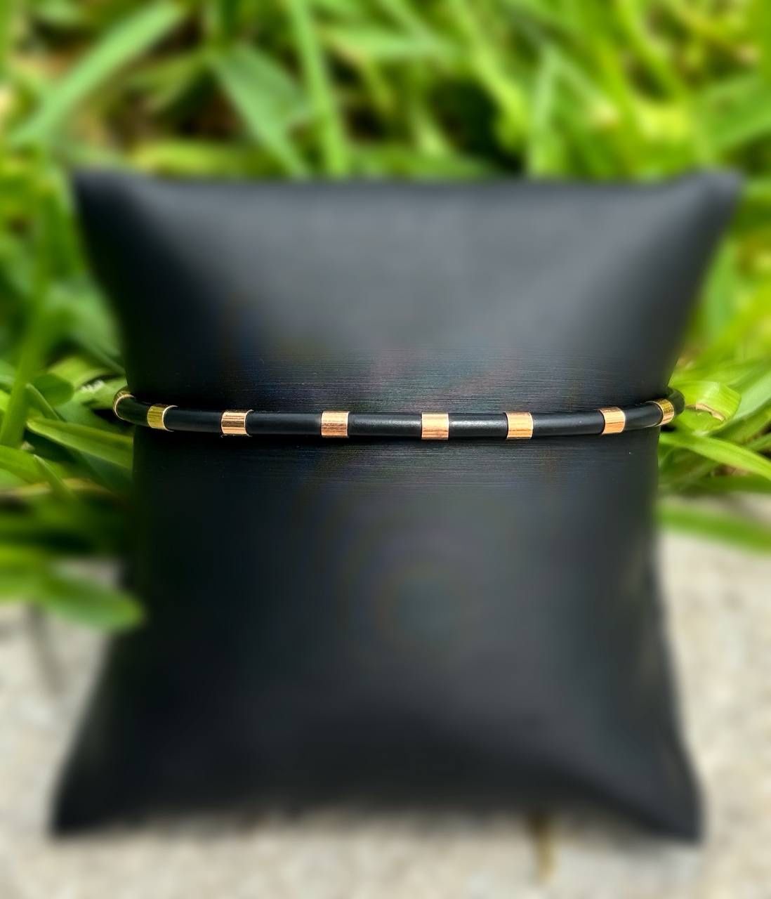 Jewelry 14k Solid Rose Gold silicon round Bracelet 7.25” 3.50mm