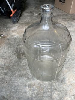 Vintage 18.9 L Glass Wine Water Jug