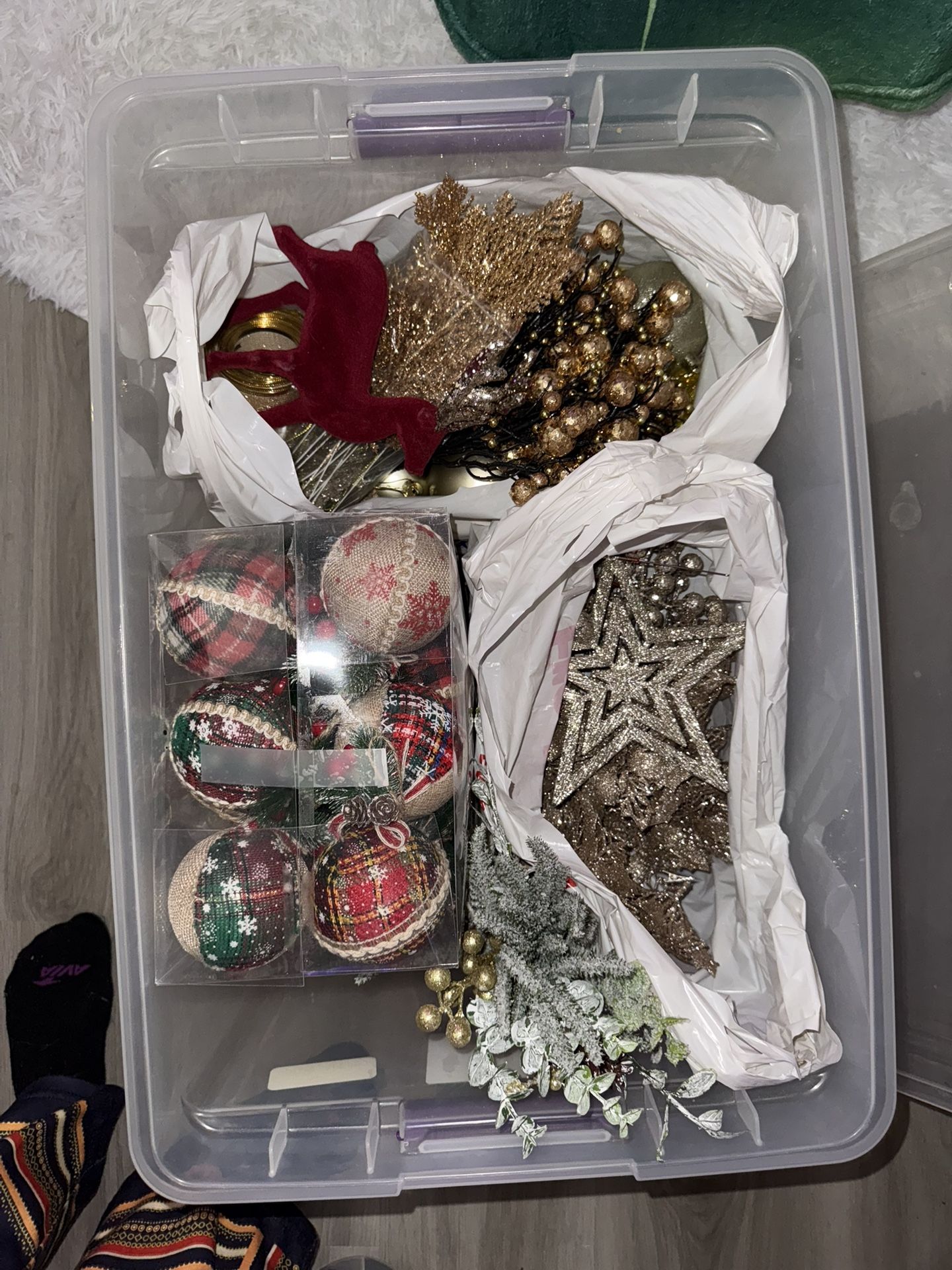 Christmas ornaments and holiday decor