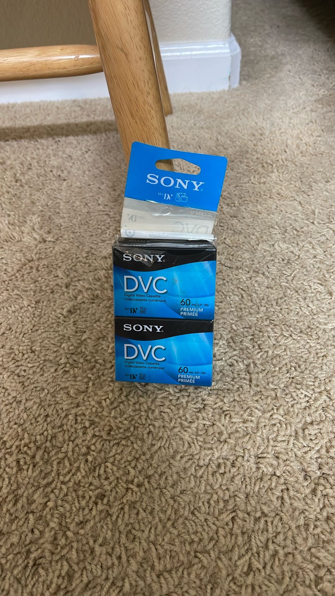 Sony DVM60PRR/6 Set Of 4 See Pictures & Description 60 Min Video Cassette Tapes