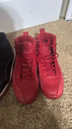 All red air Jordan 12