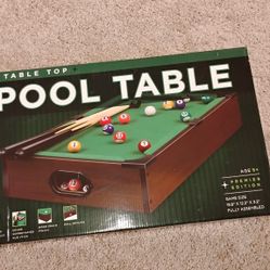 Mini Tabletop Pool Set, 3.5" x 12.25" x 20.25"