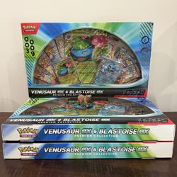 Pokemon Venusaur ex & Blastoise ex Premium Collection