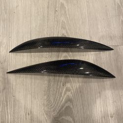 Mercedes W204 07-13 Carbon Fiber Headlight Eyelids