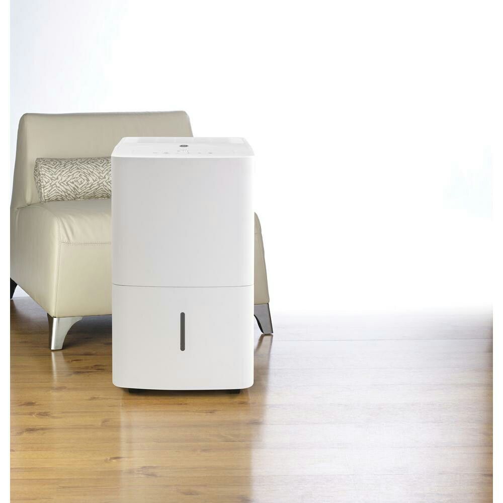 New GE Appliances 50-Pint Energy Star Dehumidifier, White