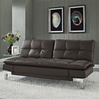 Venice Euro Lounger Brown - Excellent condition - Costco futon