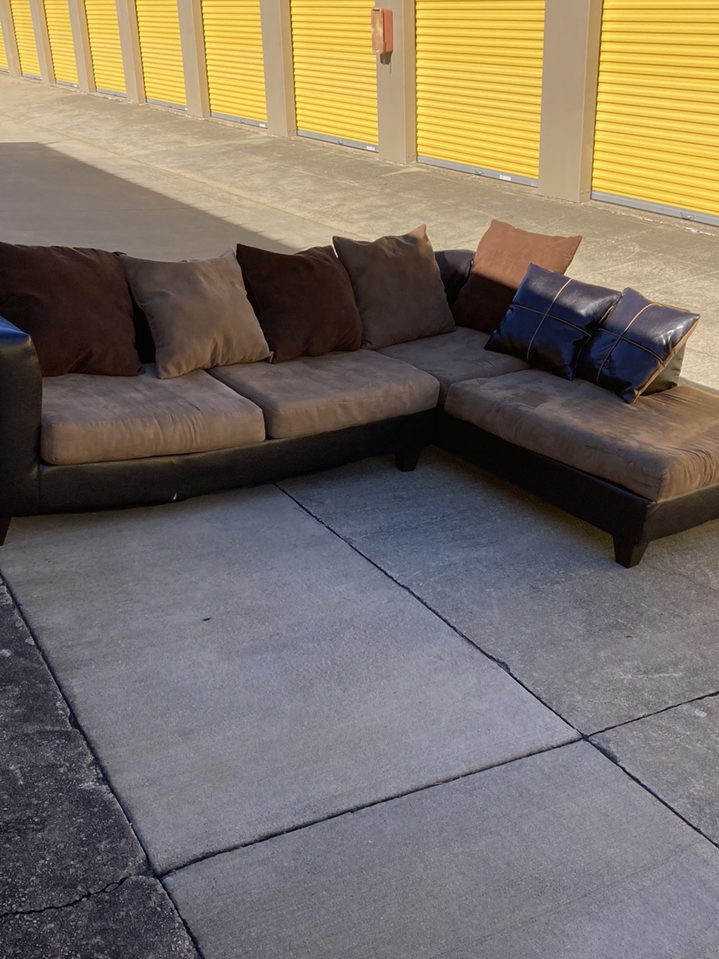 Leather based Sectional Free Delivery!