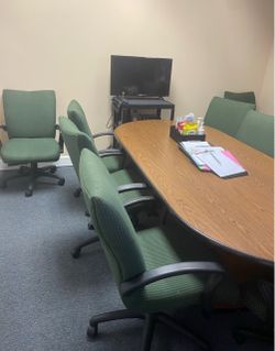 Conference Room Table and Chair Set