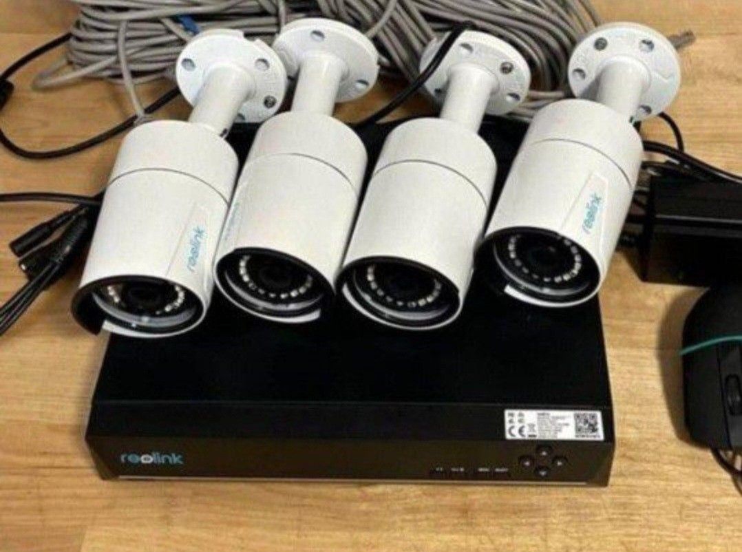 4 CAMARAS D SEGURIDAD SURVEILLANCE SYSTEMS🔥SPECIAL DEAL🔥