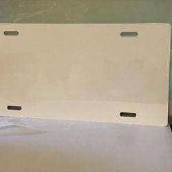 Blank Sublimation/vinyl License Plates (3)