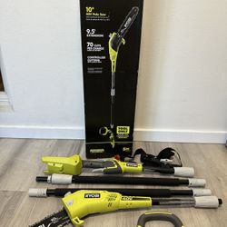 RYOBI 40V 10 in. Cordless Battery Pole Saw (Tool-Only)