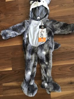 Wolf costume - size: 18-24 months