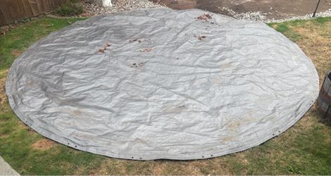 Large heavy grey tarp (16’)