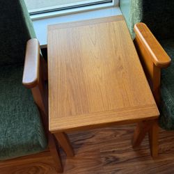 Vintage Solid Wood Side Tables 2 Available. 