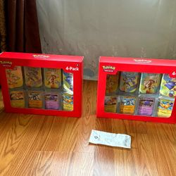 🔥 Pokémon TCG 4-Pack Tin Collection 🔥 ⭐ Brand New • Factory Sealed ⭐ 