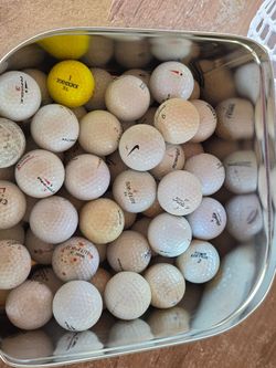 More than 60 golf balls