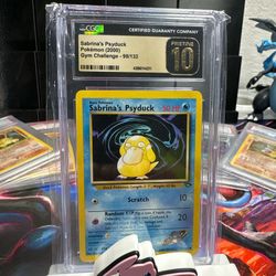 Sabrina’s Psyduck CGC Pristine 10 POP 7