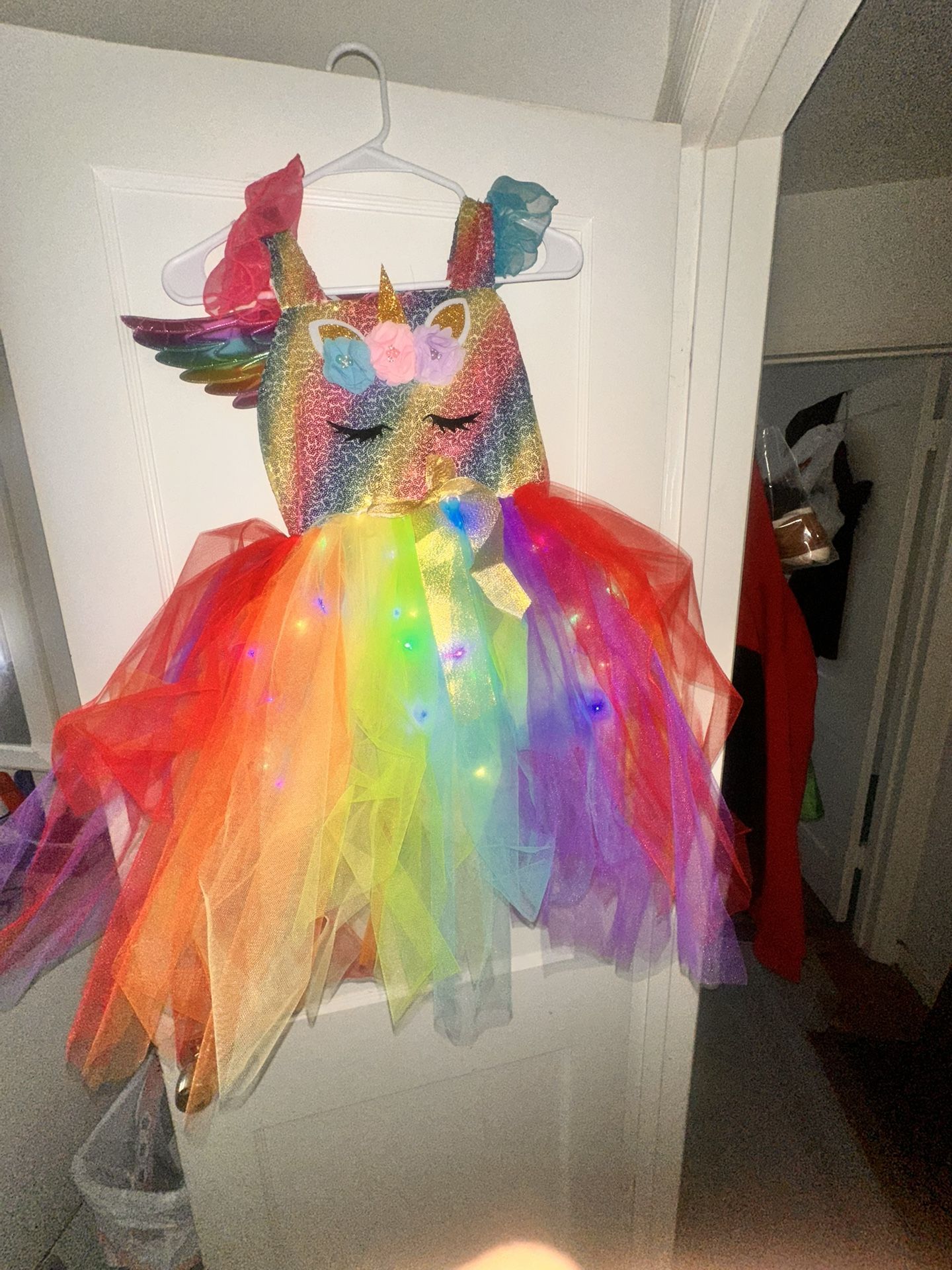 Unicorn Light Up Tutu Dress