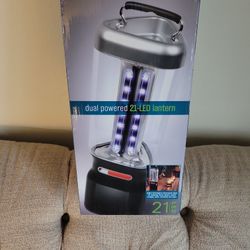 Dual Powered 21-LED Lantern.  Brand New 