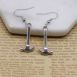 New Miniature Hammer Earrings