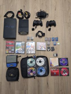 PS2 And Games Lot - PlayStation 2