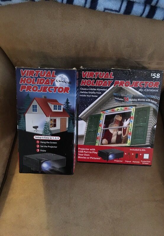 Christmas window projector