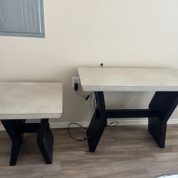 Entry Table , Side Table Cement 