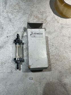 Inline Fuel Filter A-FF00214 with Box 1/4