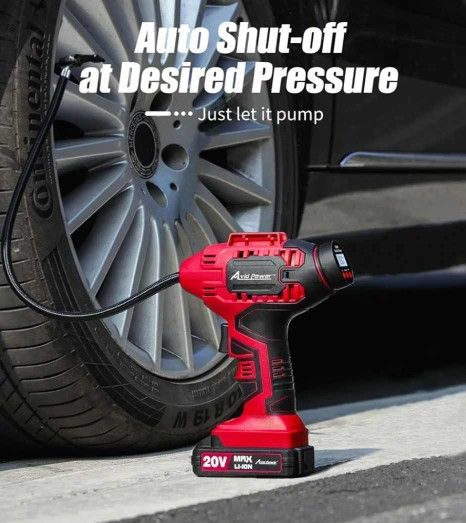 Tire Inflator Portable Air Compressor, 20V