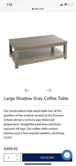 Handcrafted Solid wood coffee table